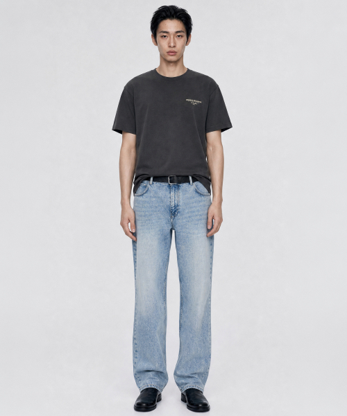 LOOKAST（ルックキャスト）の「[ユニセックス]アベルアーカイブシグネチャーティーシャツ_チャコール / AVEL ARCHIVE SIGNATURE T-SHIRT_CHARCOAL（Tシャツ/カットソー・レディース・チャコールグレー・ONE/LARGE/X-LARGE）」の3枚目の写真