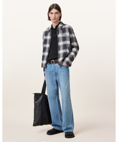 ALLSAINTS(オールセインツ)の「AUBREY RAMSKULL SHORT SLEEVE POLO SHIRT | AUBREY ラムスカル 半袖 ポロシャツ(ポロシャツ・メンズ・ブラック・S/M/L/XS)」の4枚目の写真