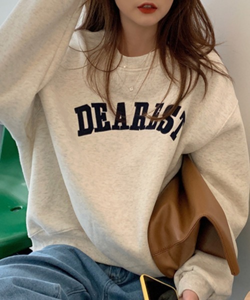 SallyLunn(サリーラン)の「ロゴプリントスウェットプルオーバー(スウェット・レディース・ネイビー/アイボリー・LARGE/MEDIUM)」の11枚目の写真