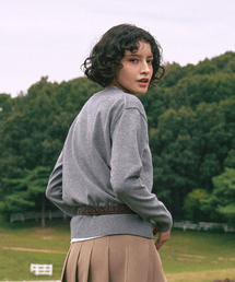 GLOWNOTE（グロウノート）の「コージーリーフウールニット[グレー]（ニット/セーター）」