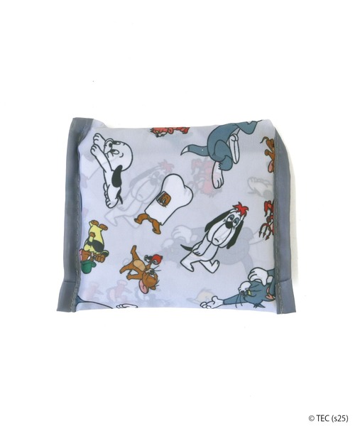 Tom&Jerry(トムアンドジェリー)の「【公式】トムとジェリー ミニショッピングバッグ(エコバッグ/サブバッグ・レディース・ブラック/グレー・FREE)」の5枚目の写真
