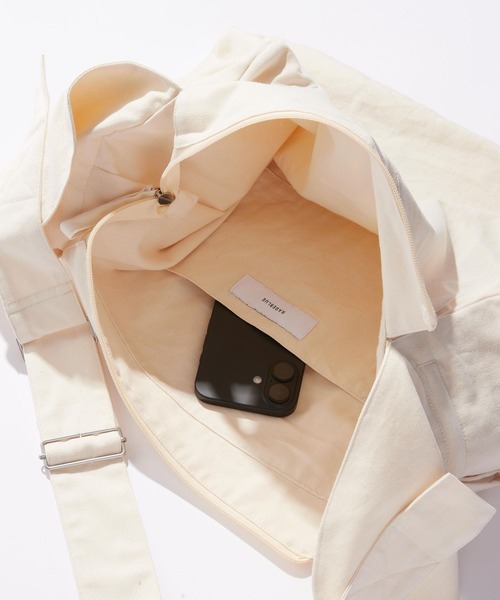 RAGEBLUE（レイジブルー）の「Double Pocket Shoulder Bag/Wサイドポケットショルダーバッグ（ショルダーバッグ・メンズ・キャメル/その他5/ダークグレー・FREE）」の5枚目の写真