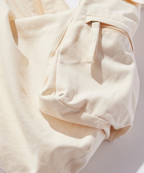 RAGEBLUE（レイジブルー）の「Double Pocket Shoulder Bag/Wサイドポケットショルダーバッグ（ショルダーバッグ・メンズ・キャメル/その他5/ダークグレー・FREE）」の7枚目の写真