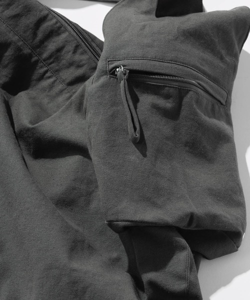 RAGEBLUE（レイジブルー）の「Double Pocket Shoulder Bag/Wサイドポケットショルダーバッグ（ショルダーバッグ・メンズ・キャメル/その他5/ダークグレー・FREE）」の8枚目の写真