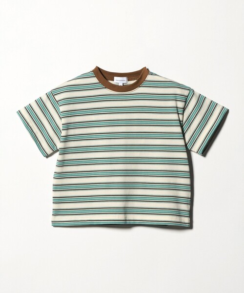 green label relaxing（グリーンレーベルリラクシング）の「【スタメンシリーズ】ボーダーＴシャツ / キッズ  100cm-160cm（Tシャツ/カットソー・キッズ・ケリーグリーン/ライトブルー/ダークグレー・110cm/120cm/160cm/150cm/130cm/100cm/140cm）」の13枚目の写真