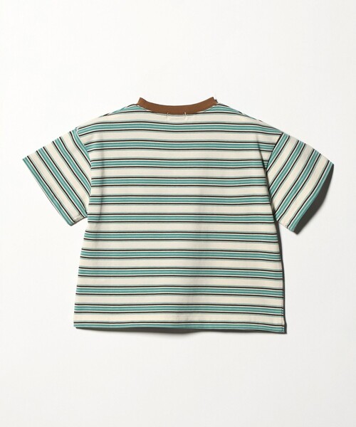 green label relaxing（グリーンレーベルリラクシング）の「【スタメンシリーズ】ボーダーＴシャツ / キッズ  100cm-160cm（Tシャツ/カットソー・キッズ・ケリーグリーン/ライトブルー/ダークグレー・110cm/120cm/160cm/150cm/130cm/100cm/140cm）」の14枚目の写真