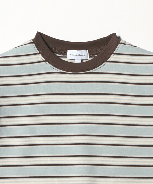 green label relaxing（グリーンレーベルリラクシング）の「【スタメンシリーズ】ボーダーＴシャツ / キッズ  100cm-160cm（Tシャツ/カットソー・キッズ・ケリーグリーン/ライトブルー/ダークグレー・110cm/120cm/160cm/150cm/130cm/100cm/140cm）」の19枚目の写真
