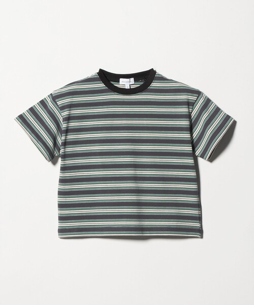 green label relaxing（グリーンレーベルリラクシング）の「【スタメンシリーズ】ボーダーＴシャツ / キッズ  100cm-160cm（Tシャツ/カットソー・キッズ・ケリーグリーン/ライトブルー/ダークグレー・110cm/120cm/160cm/150cm/130cm/100cm/140cm）」の21枚目の写真