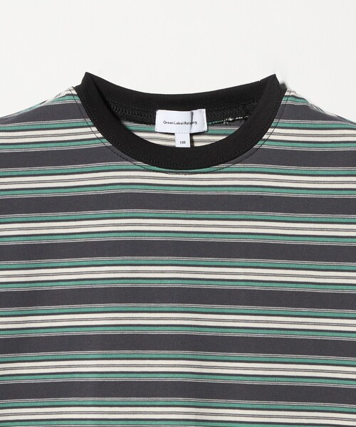 green label relaxing（グリーンレーベルリラクシング）の「【スタメンシリーズ】ボーダーＴシャツ / キッズ  100cm-160cm（Tシャツ/カットソー・キッズ・ケリーグリーン/ライトブルー/ダークグレー・110cm/120cm/160cm/150cm/130cm/100cm/140cm）」の22枚目の写真
