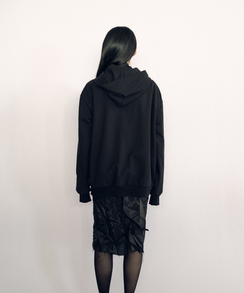 KEISUKEYOSHIDA（ケイスケヨシダ）の「Parka (sleeveless lining)（パーカー・レディース・ブラック/グレー・FREE）」の10枚目の写真