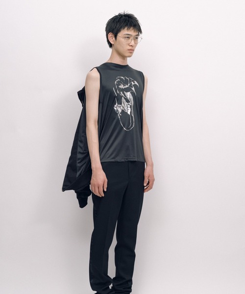 KEISUKEYOSHIDA（ケイスケヨシダ）の「Parka (sleeveless lining)（パーカー・レディース・ブラック/グレー・FREE）」の14枚目の写真