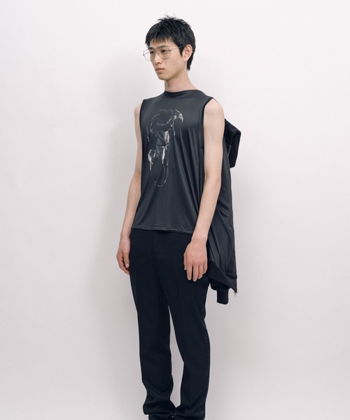 KEISUKEYOSHIDA（ケイスケヨシダ）の「Parka (sleeveless lining)（パーカー・レディース・ブラック/グレー・FREE）」の15枚目の写真