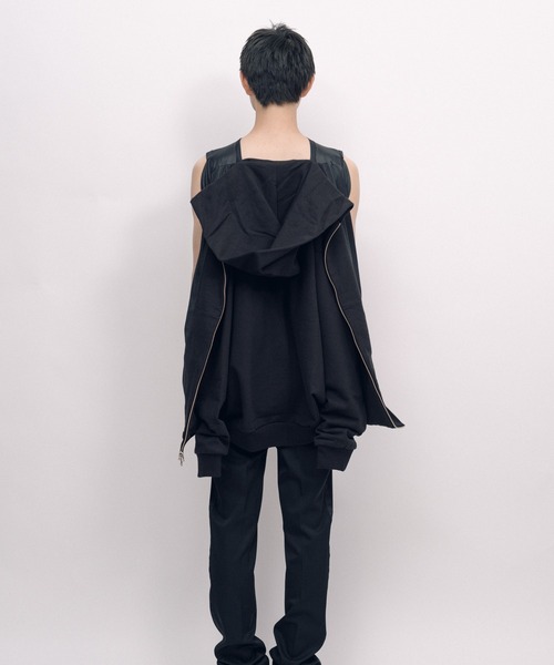 KEISUKEYOSHIDA（ケイスケヨシダ）の「Parka (sleeveless lining)（パーカー・レディース・ブラック/グレー・FREE）」の16枚目の写真