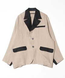 my beautiful landlet（マイビューティフルランドレット）の「【my beautiful landlet】 SEMI WET LINEN OVERSIZE JACKET（テーラードジャケット）」