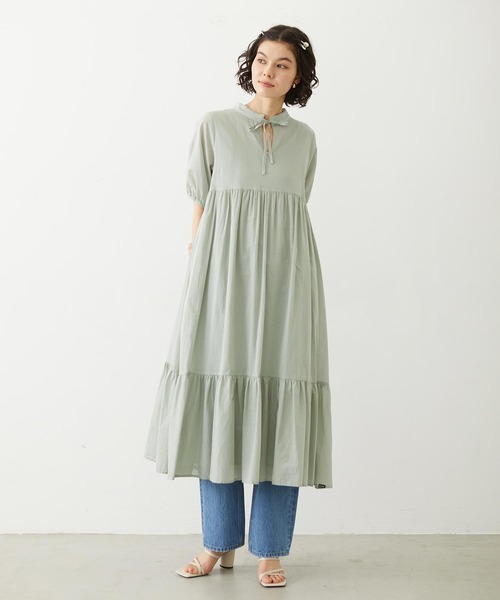 TIERED LONG DRESS（ワンピース）｜MILKFED.（ミルクフェド）の
