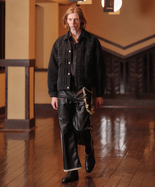 amok（アモク）の「HAND KNITTING PANTS（その他パンツ・メンズ・ブラック/ブラウン・L/M/S）」の14枚目の写真