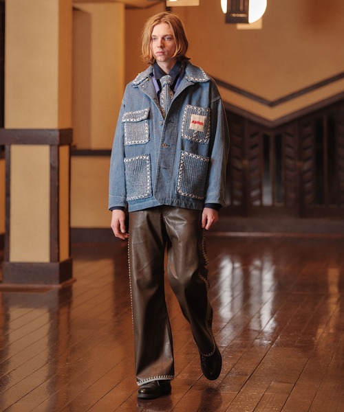 amok（アモク）の「HAND KNITTING PANTS（その他パンツ・メンズ・ブラック/ブラウン・L/M/S）」の16枚目の写真