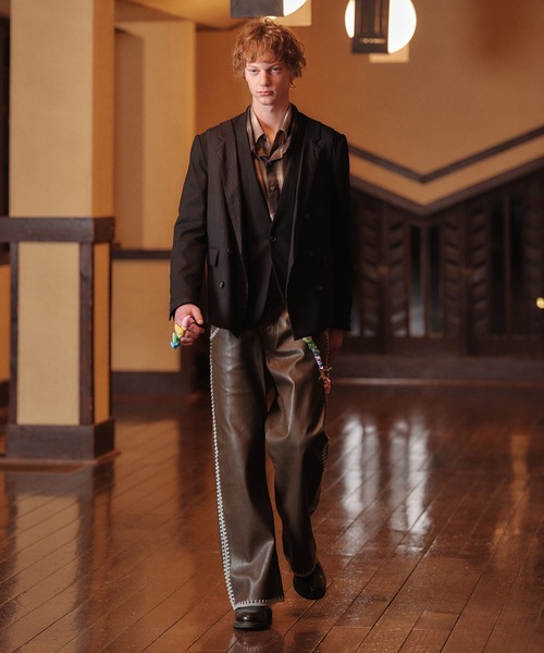 amok（アモク）の「HAND KNITTING PANTS（その他パンツ・メンズ・ブラック/ブラウン・L/M/S）」の17枚目の写真