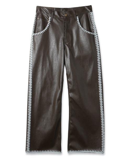 amok（アモク）の「HAND KNITTING PANTS（その他パンツ・メンズ・ブラック/ブラウン・L/M/S）」の8枚目の写真