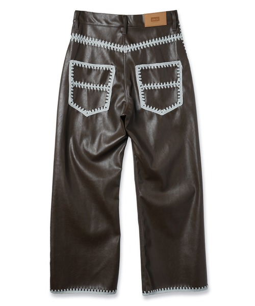 amok（アモク）の「HAND KNITTING PANTS（その他パンツ・メンズ・ブラック/ブラウン・L/M/S）」の9枚目の写真