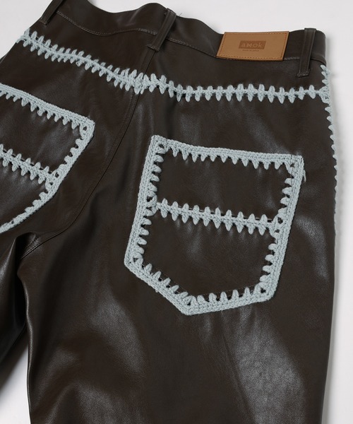 amok（アモク）の「HAND KNITTING PANTS（その他パンツ・メンズ・ブラック/ブラウン・L/M/S）」の12枚目の写真