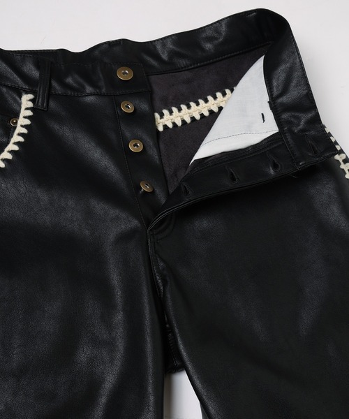 amok（アモク）の「HAND KNITTING PANTS（その他パンツ・メンズ・ブラック/ブラウン・L/M/S）」の3枚目の写真