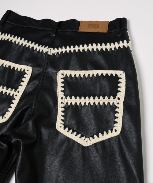 amok（アモク）の「HAND KNITTING PANTS（その他パンツ・メンズ・ブラック/ブラウン・L/M/S）」の5枚目の写真