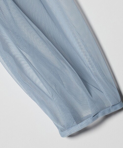 UNITED ARROWS（ユナイテッドアローズ）の「チュール サテン コンビ ワンピース（ワンピース・レディース・ブラック/ネイビー・36/38）」の5枚目の写真