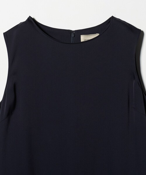 UNITED ARROWS（ユナイテッドアローズ）の「チュール サテン コンビ ワンピース（ワンピース・レディース・ブラック/ネイビー・36/38）」の13枚目の写真