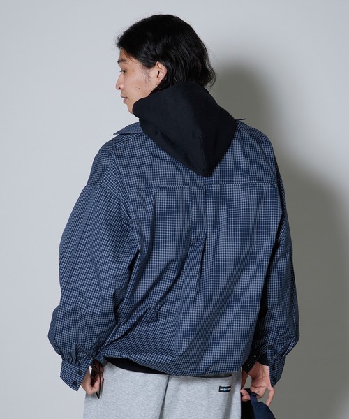 OK YESTERDAY(オッケーイエスタデイ)の「OK YESTERDAY / オーケー イエスタデイ プルオーバーシャツ / PULLOVER SHIRT 2026年 夏 夏服(シャツ/ブラウス・メンズ・ブラック/ブラック系/ネイビー/ブルー・M/L)」の12枚目の写真