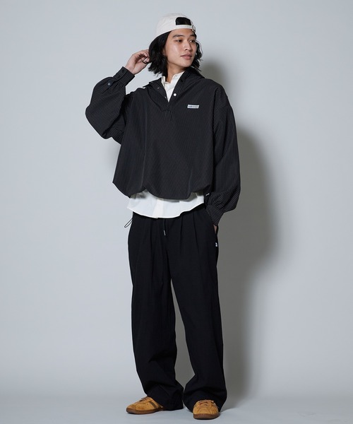 OK YESTERDAY(オッケーイエスタデイ)の「OK YESTERDAY / オーケー イエスタデイ プルオーバーシャツ / PULLOVER SHIRT 2026年 夏 夏服(シャツ/ブラウス・メンズ・ブラック/ブラック系/ネイビー/ブルー・M/L)」の6枚目の写真