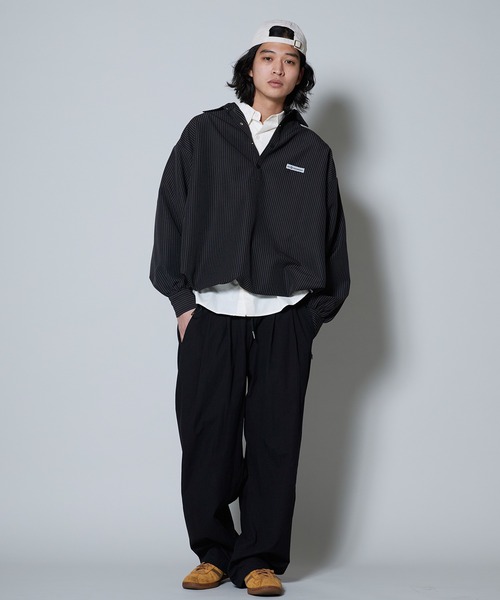 OK YESTERDAY(オッケーイエスタデイ)の「OK YESTERDAY / オーケー イエスタデイ プルオーバーシャツ / PULLOVER SHIRT 2026年 夏 夏服(シャツ/ブラウス・メンズ・ブラック/ブラック系/ネイビー/ブルー・M/L)」の7枚目の写真