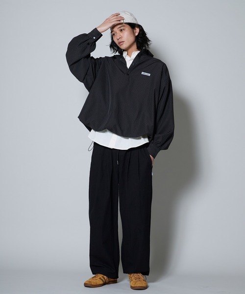 OK YESTERDAY(オッケーイエスタデイ)の「OK YESTERDAY / オーケー イエスタデイ プルオーバーシャツ / PULLOVER SHIRT 2026年 夏 夏服(シャツ/ブラウス・メンズ・ブラック/ブラック系/ネイビー/ブルー・M/L)」の8枚目の写真