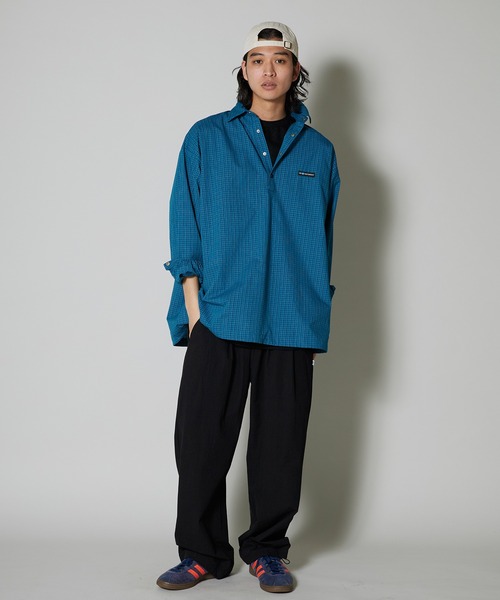 OK YESTERDAY(オッケーイエスタデイ)の「OK YESTERDAY / オーケー イエスタデイ プルオーバーシャツ / PULLOVER SHIRT 2026年 夏 夏服(シャツ/ブラウス・メンズ・ブラック/ブラック系/ネイビー/ブルー・M/L)」の20枚目の写真