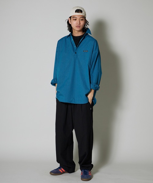 OK YESTERDAY(オッケーイエスタデイ)の「OK YESTERDAY / オーケー イエスタデイ プルオーバーシャツ / PULLOVER SHIRT 2026年 夏 夏服(シャツ/ブラウス・メンズ・ブラック/ブラック系/ネイビー/ブルー・M/L)」の21枚目の写真