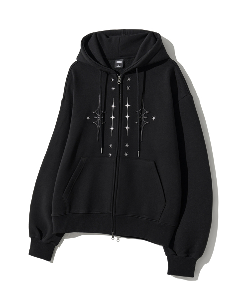 GAKKAI UNIONS(ガッカイユニオンズ)の「スタニング フードジップアップ ブラック(パーカー・レディース・その他・SMALL/MEDIUM/LARGE)」の10枚目の写真