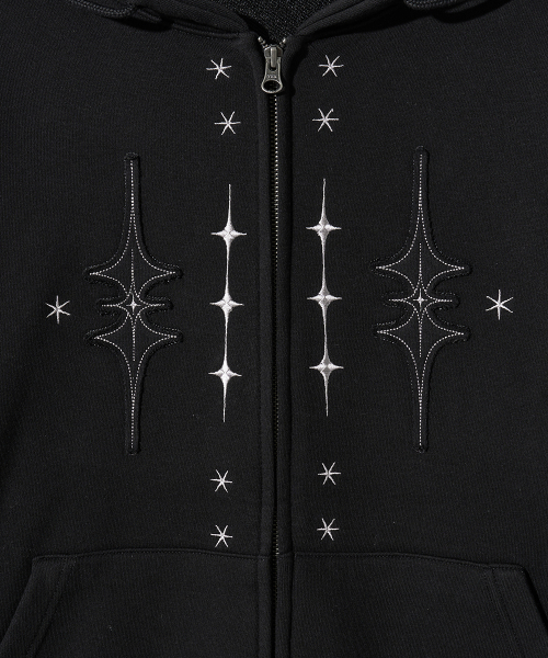 GAKKAI UNIONS(ガッカイユニオンズ)の「スタニング フードジップアップ ブラック(パーカー・レディース・その他・SMALL/MEDIUM/LARGE)」の9枚目の写真