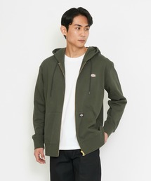 Dickies/ディッキーズ ワッペンジップアップパーカー/フード付きパーカー/ZIPパーカー