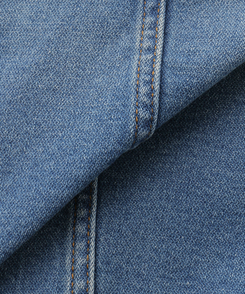 Wrangler（ラングラー）の「【WEB＋一部店舗限定】Wrangler / ラングラー OVERSIZE BOYS JACKET MidUSEDWashed（デニムジャケット・レディース・ブルー・MEDIUM）」の13枚目の写真