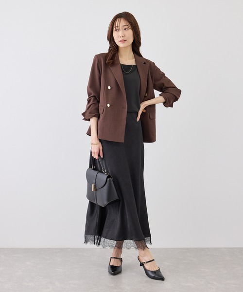 ROPE' PICNIC（ロペピクニック）の「キャミソール/接触冷感・抗菌防臭（キャミソール・レディース・ホワイト/ダークブラウン/ブラック・FREE）」の8枚目の写真