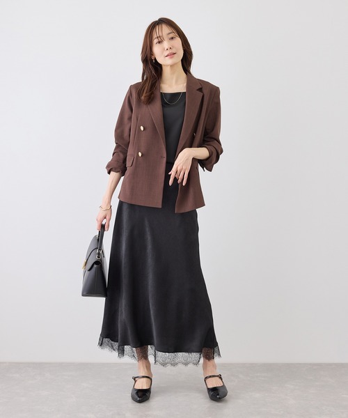 ROPE' PICNIC（ロペピクニック）の「キャミソール/接触冷感・抗菌防臭（キャミソール・レディース・ホワイト/ダークブラウン/ブラック・FREE）」の9枚目の写真