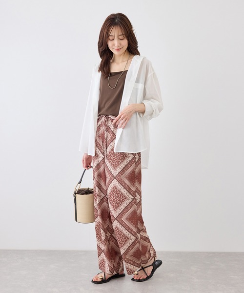 ROPE' PICNIC（ロペピクニック）の「キャミソール/接触冷感・抗菌防臭（キャミソール・レディース・ホワイト/ダークブラウン/ブラック・FREE）」の17枚目の写真