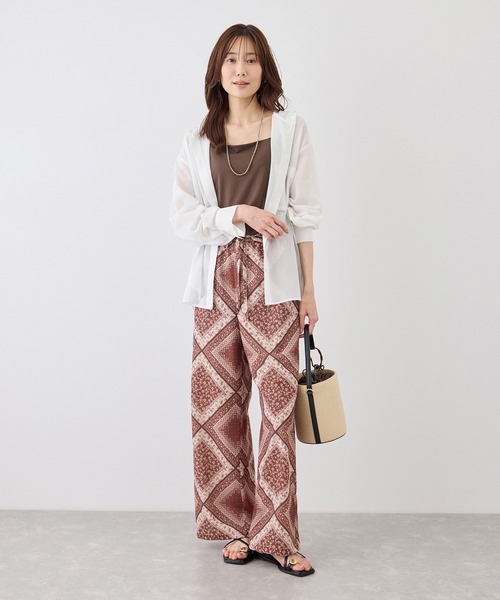 ROPE' PICNIC（ロペピクニック）の「キャミソール/接触冷感・抗菌防臭（キャミソール・レディース・ホワイト/ダークブラウン/ブラック・FREE）」の18枚目の写真