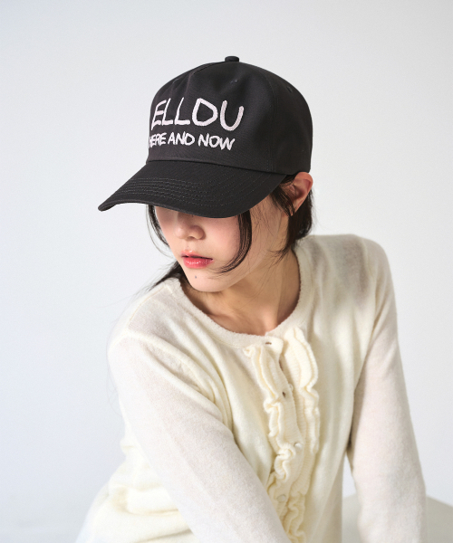 elldu(エルドゥ)の「ウェイバーチェーンステッチキャップチャコール(キャップ・レディース・その他・FREE)」の5枚目の写真