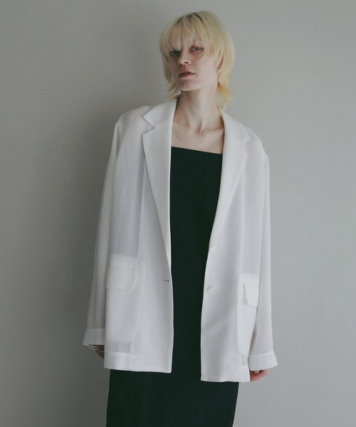 MESH JACKET（テーラードジャケット）｜MANOF（マノフ）のファッション
