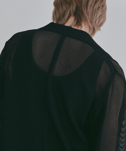 MANOF(マノフ)の「MESH JACKET(テーラードジャケット・レディース・ホワイト/ブラック・S/M)」の19枚目の写真