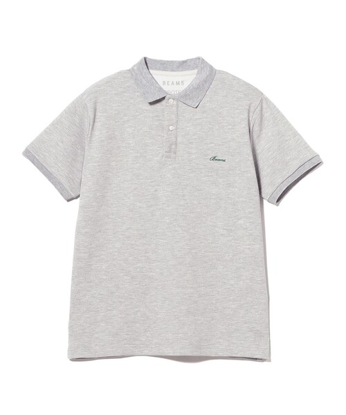 BEAMS(ビームス)の「ワンポイント ポロシャツ 【ベーシックフィット】(ポロシャツ・メンズ・グレー系その他/ネイビー/ホワイト・MEDIUM/SMALL/XX-LARGE/LARGE/X-LARGE)」の7枚目の写真