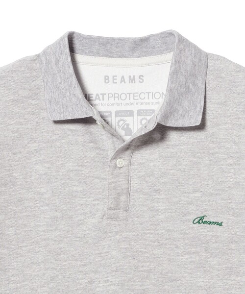 BEAMS(ビームス)の「ワンポイント ポロシャツ 【ベーシックフィット】(ポロシャツ・メンズ・グレー系その他/ネイビー/ホワイト・MEDIUM/SMALL/XX-LARGE/LARGE/X-LARGE)」の8枚目の写真