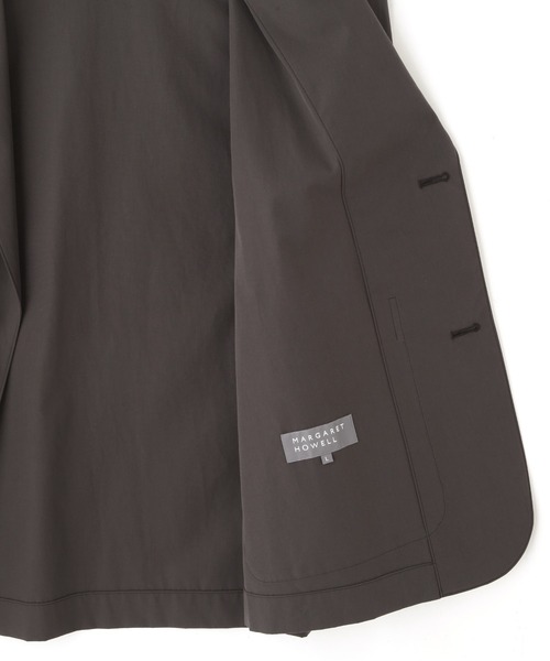 MARGARET HOWELL（マーガレットハウエル）の「FINE COTTON PLAINWEAVE（テーラードジャケット・メンズ・ネイビー/チャコール・LARGE/SMALL/MEDIUM）」の7枚目の写真