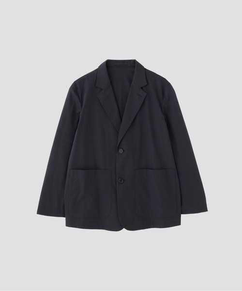 MARGARET HOWELL（マーガレットハウエル）の「FINE COTTON PLAINWEAVE（テーラードジャケット・メンズ・ネイビー/チャコール・LARGE/SMALL/MEDIUM）」の10枚目の写真